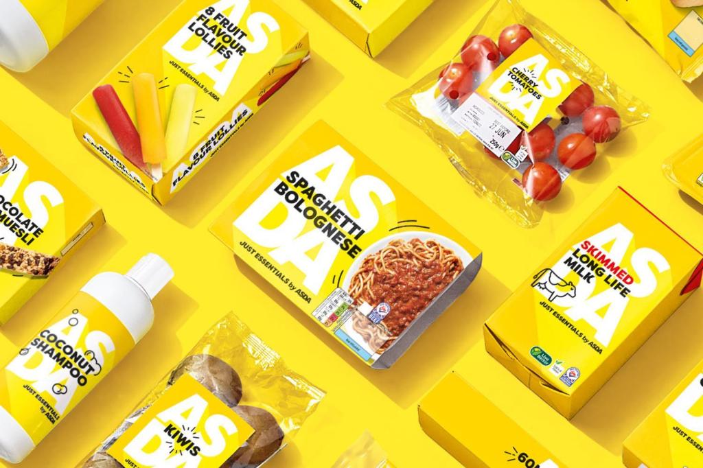 An image of ASDA's Just Essentials range.